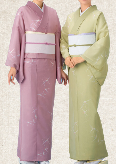 駒絽着物　燕草