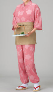 夏の作務衣‗江戸桜