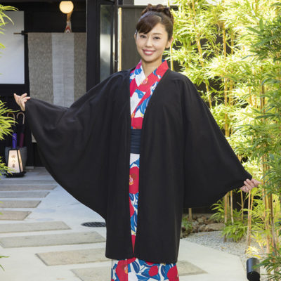 フリースポンチョ_黒